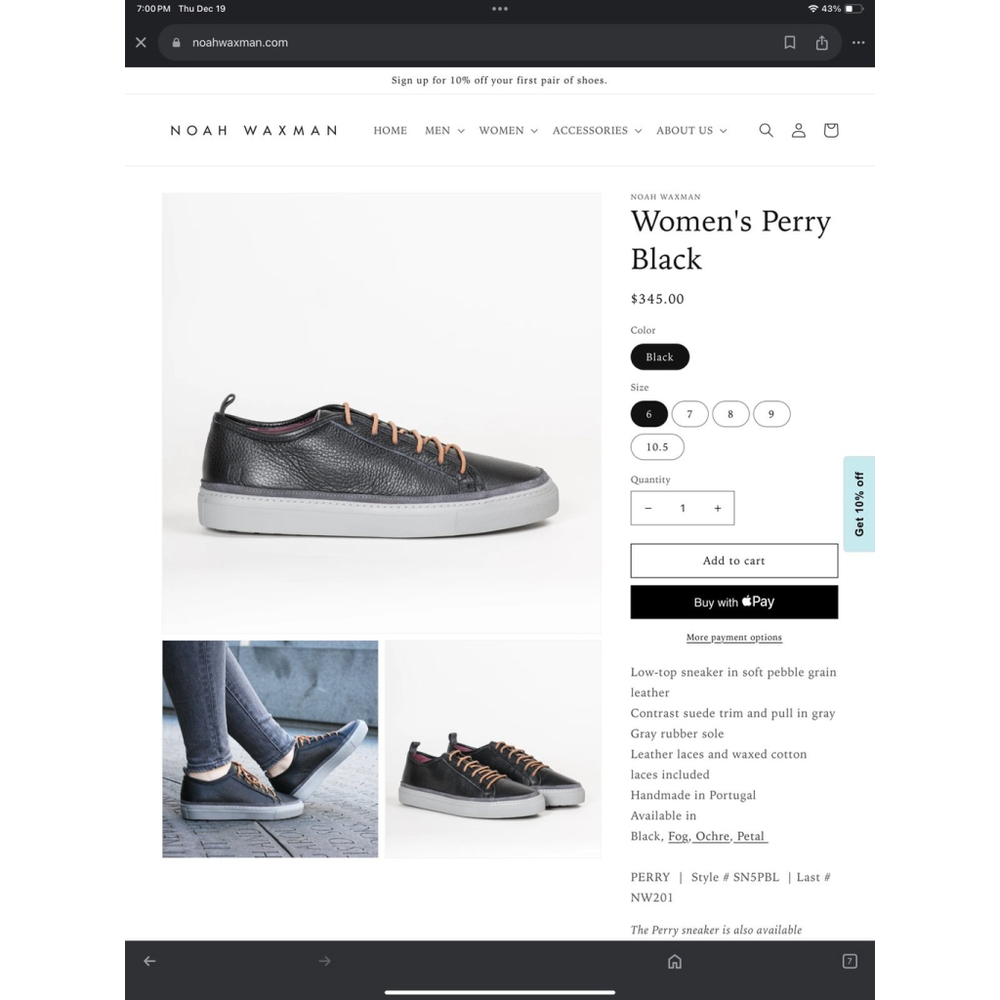 Noah Waxman Perry Low-top Sneakers - Picture 7 of 7